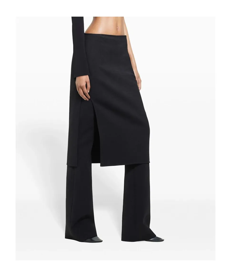 Button Detail Skirt