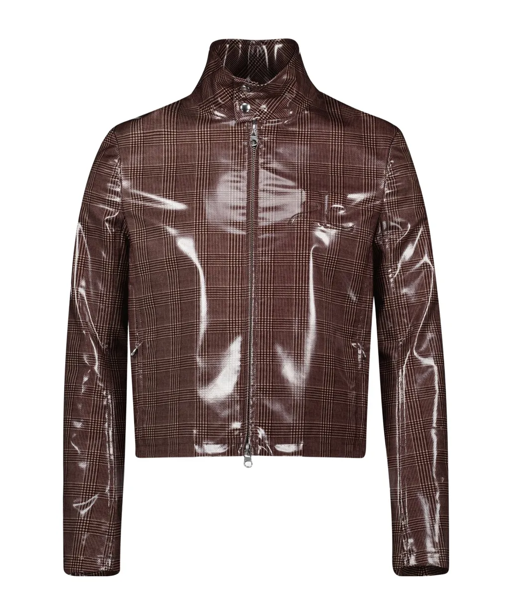 Prince Of Wales Biker Jacket