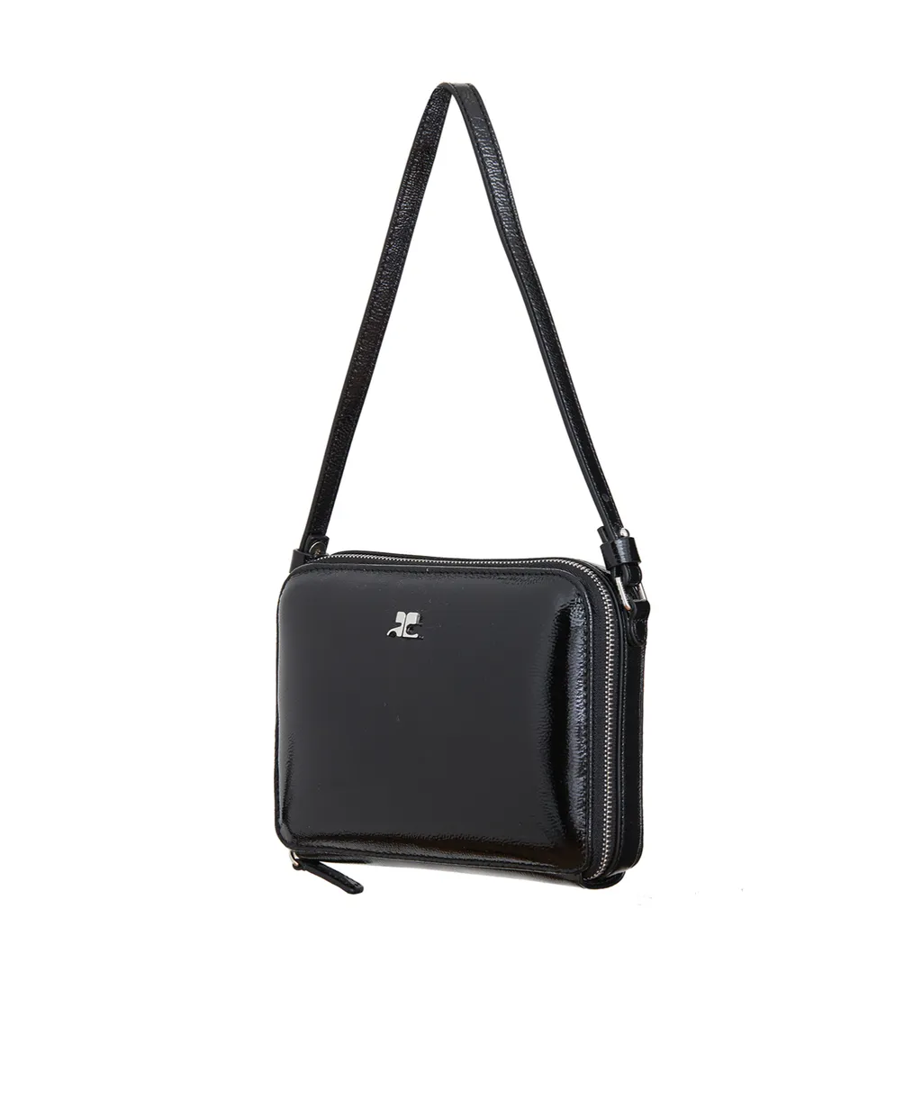 Zippered Shoulder Bag