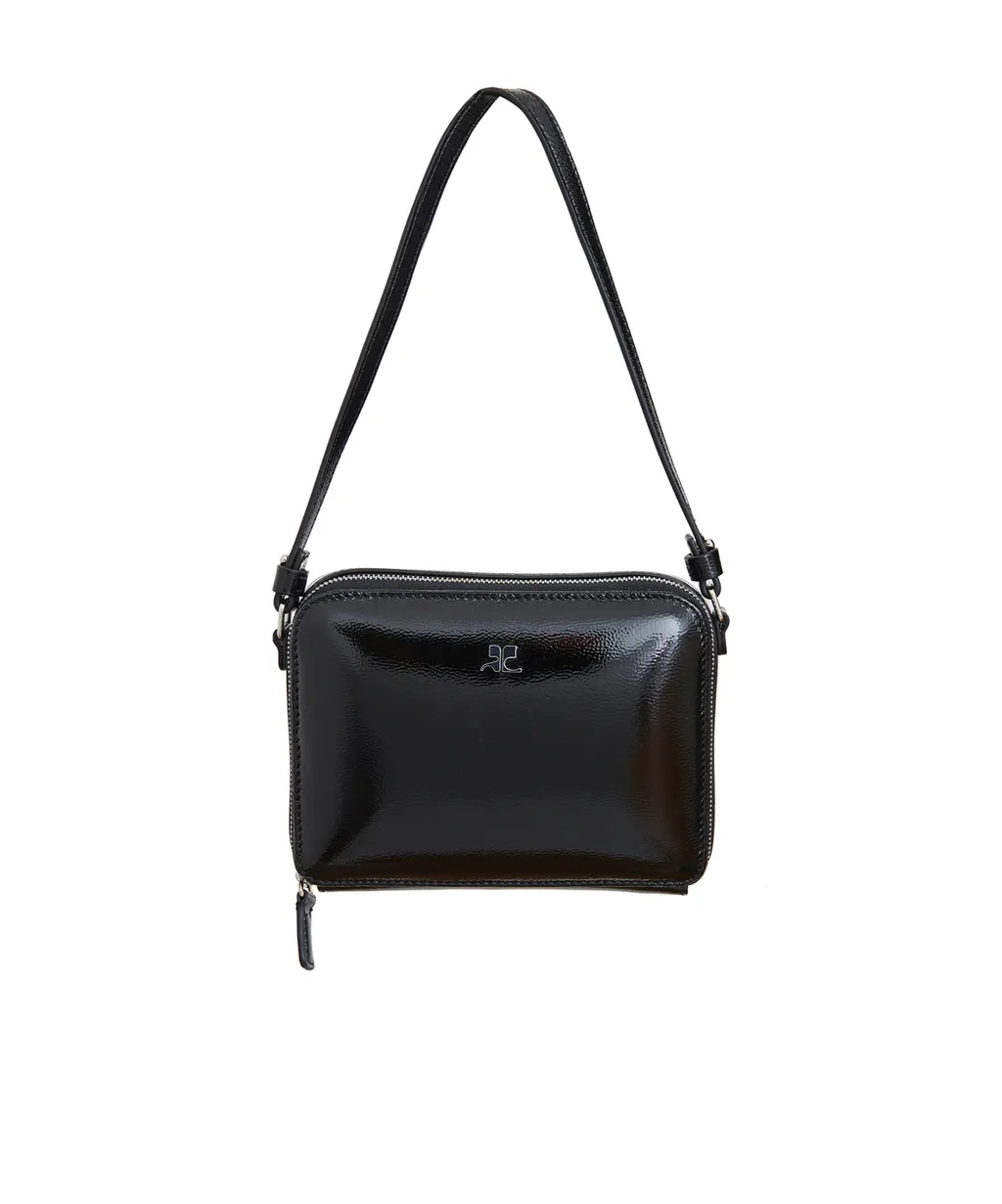 Zippered Shoulder Bag