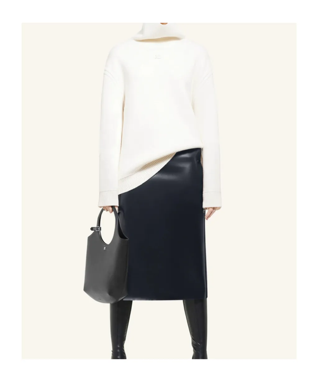 Oversized Mock-Neck Sweater