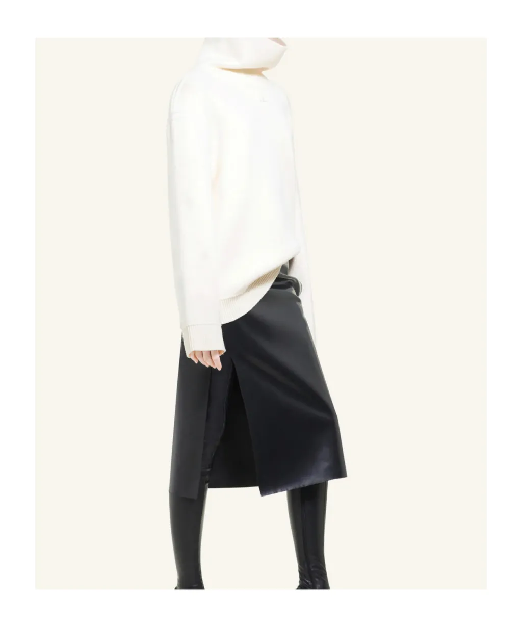 Oversized Mock-Neck Sweater