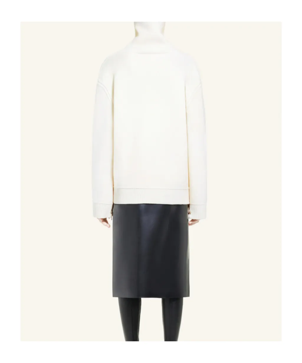 Oversized Mock-Neck Sweater