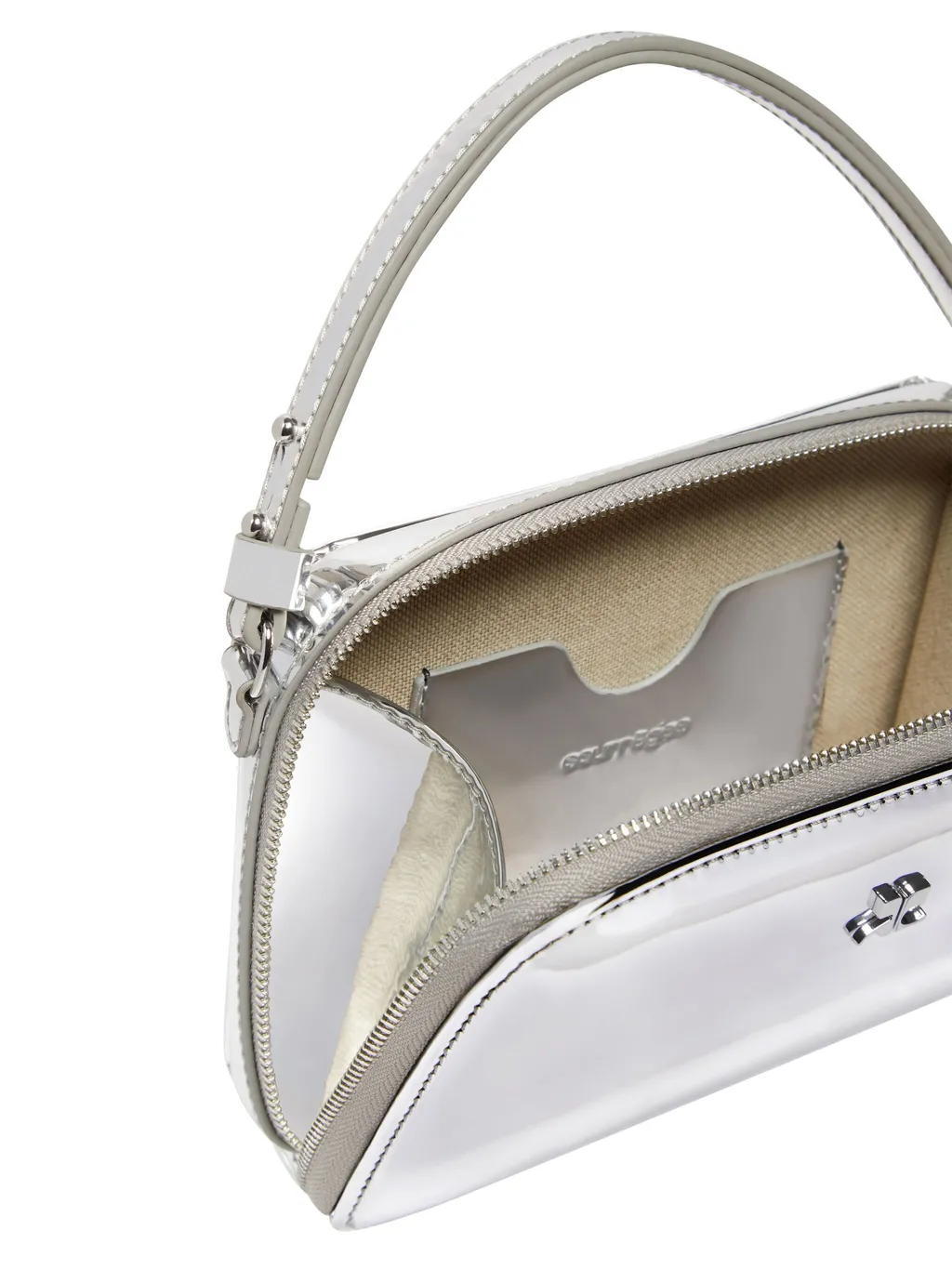 Cloud Chained Logo Plaque Shoulder Bag