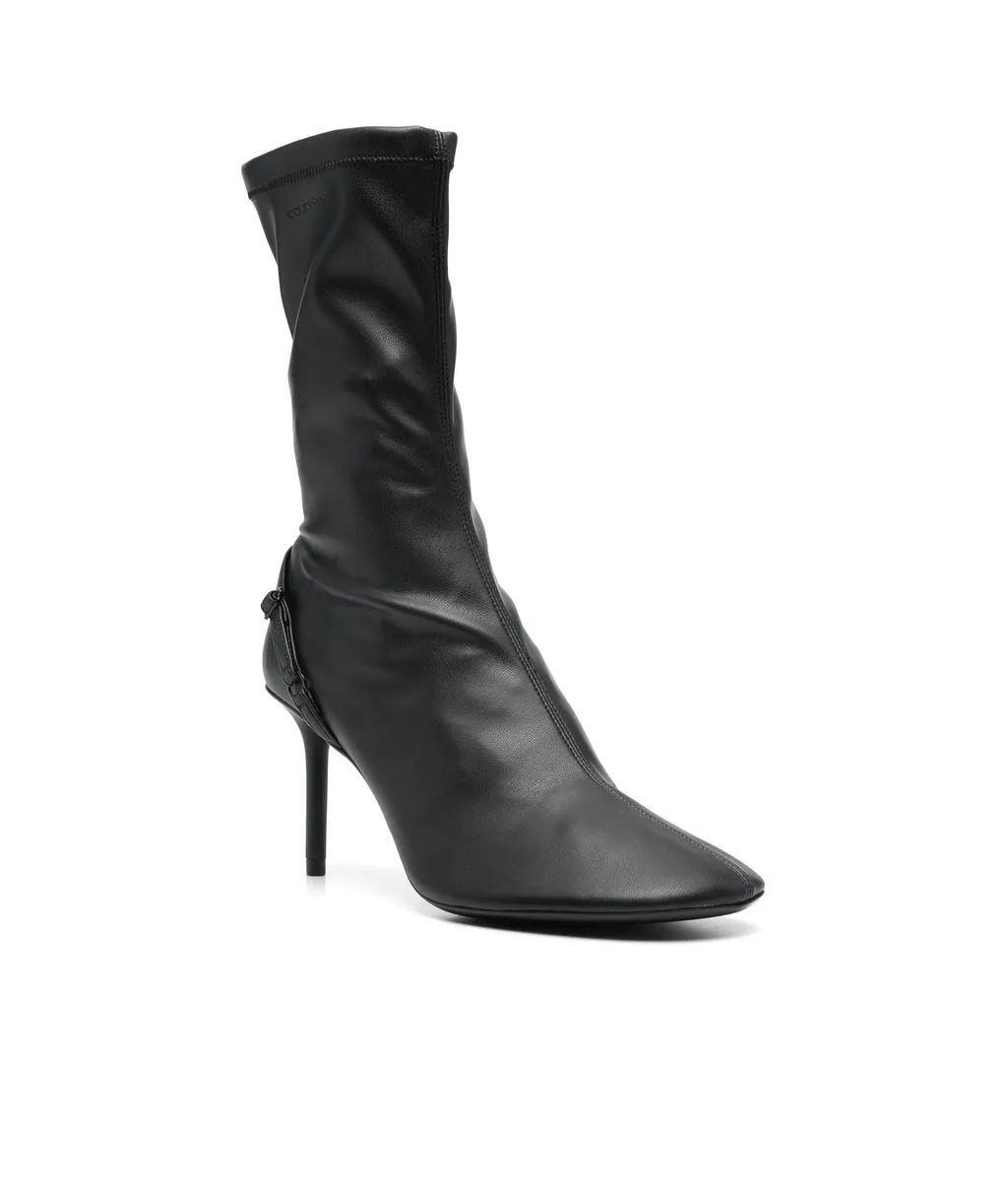 Oblique Zipped Boots