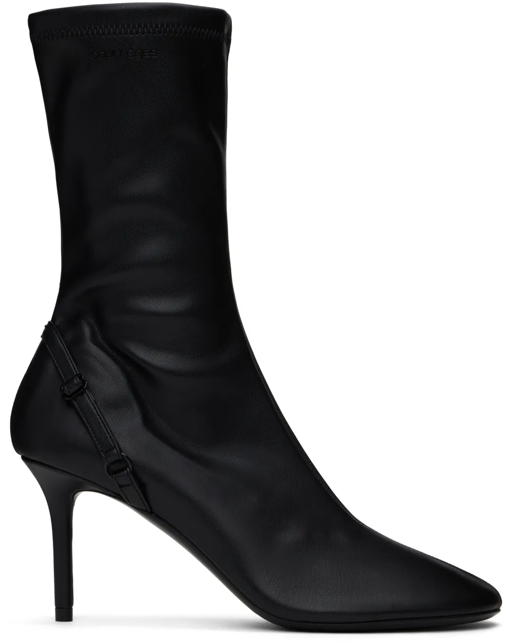Oblique Zipped Boots