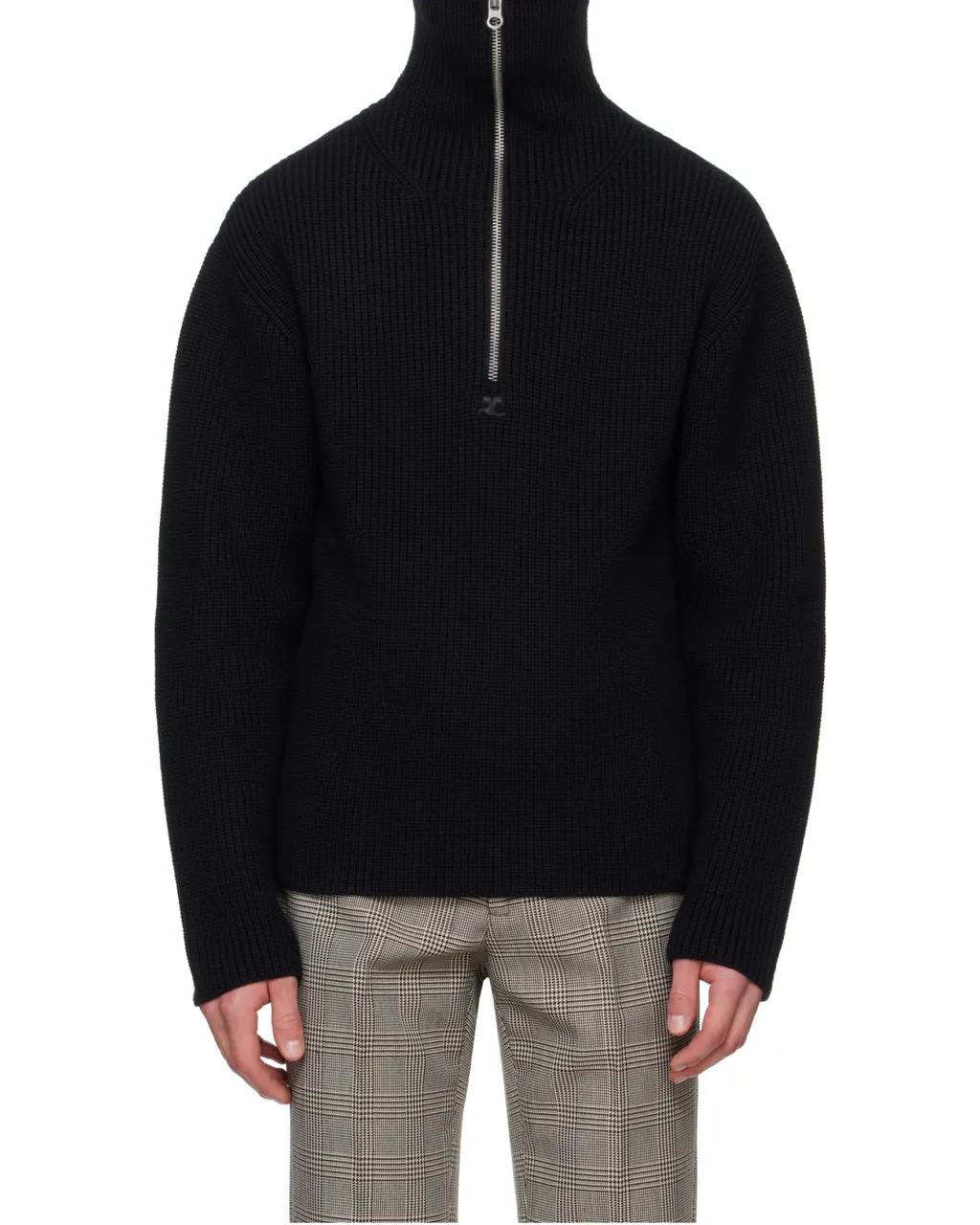 Ribbed Hooded Jumper