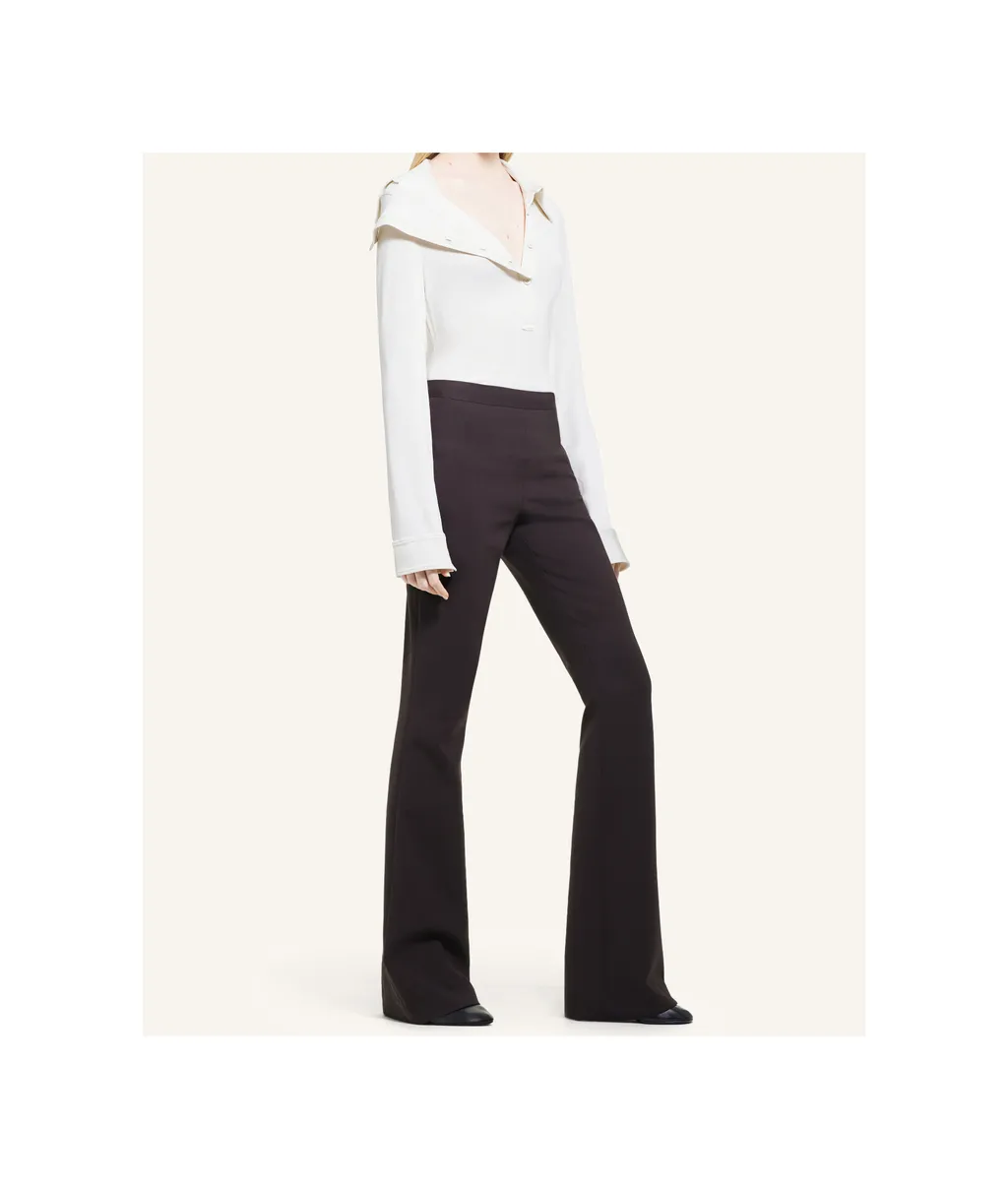 Oblique Tailored Flared Pants