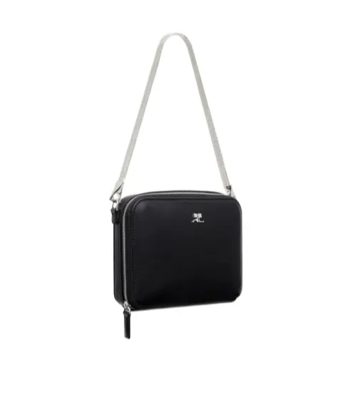 Cloud Logo Plaque Chained Shoulder Bag