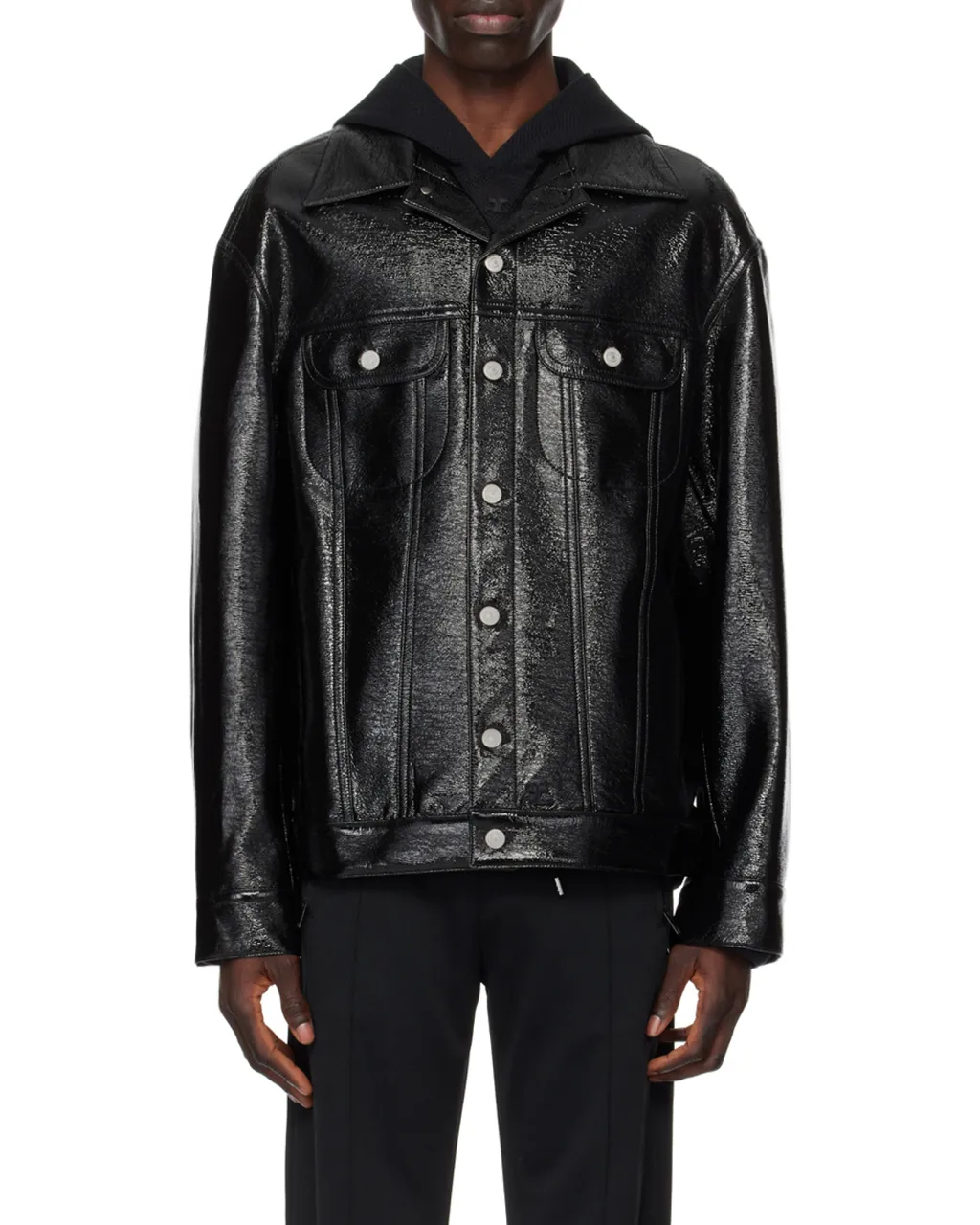 Vinyl Trucker Jacket
