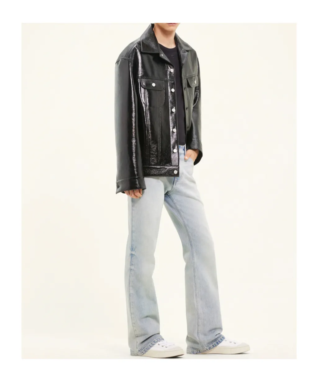 Vinyl Trucker Jacket