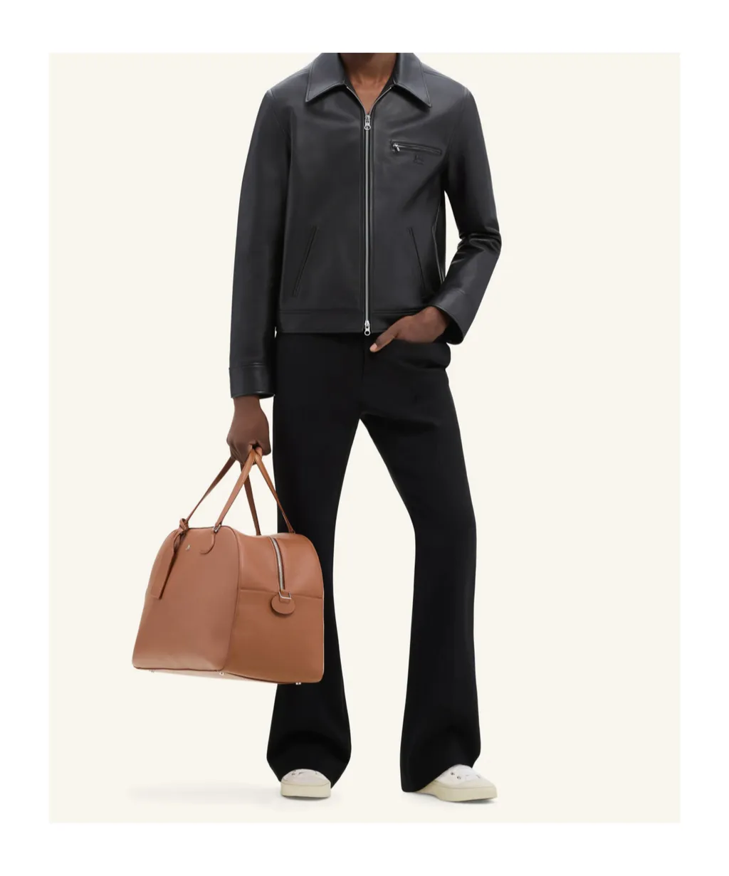 Leather Shirt Jacket