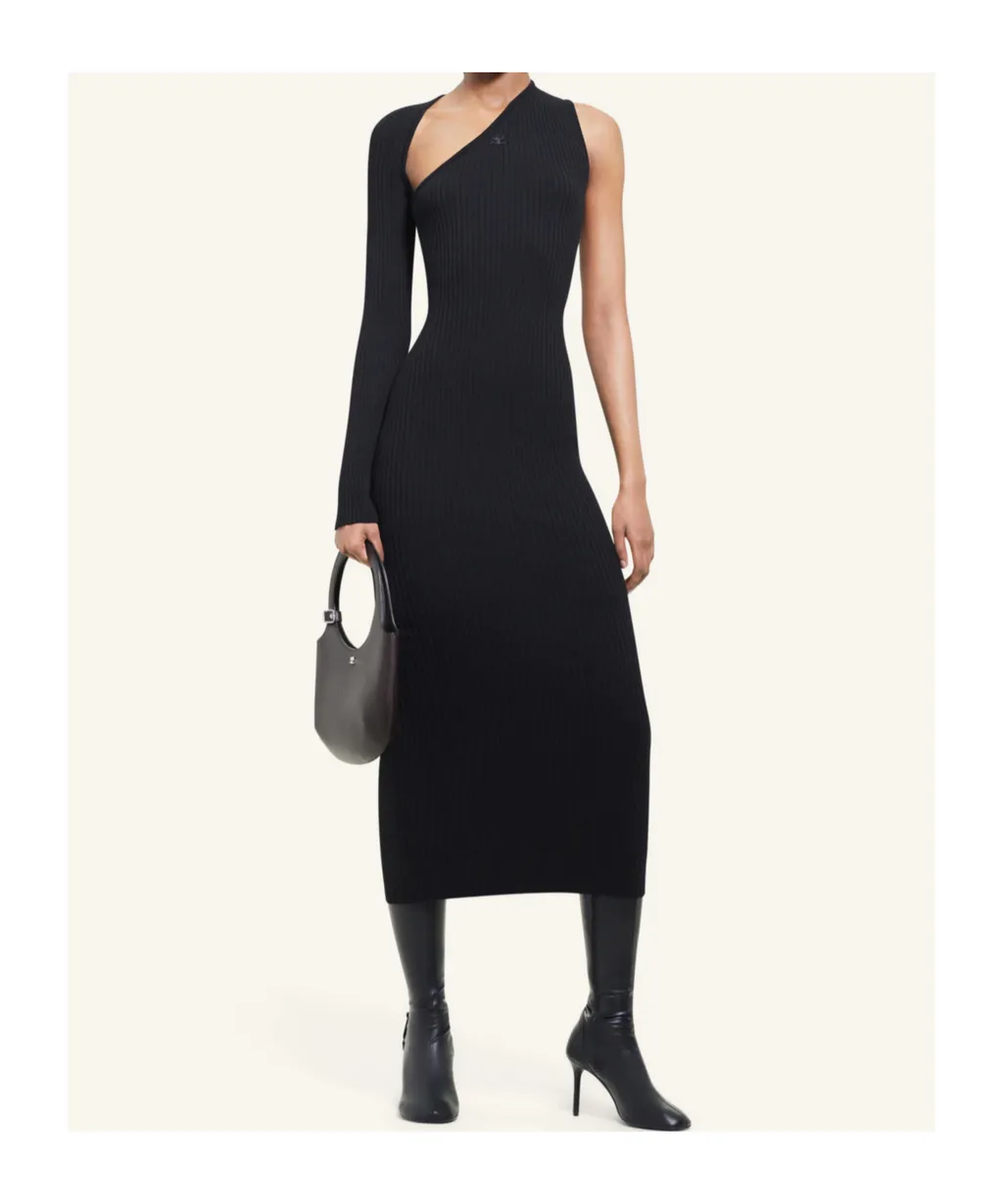 Ribbed-Knit Maxi Dress