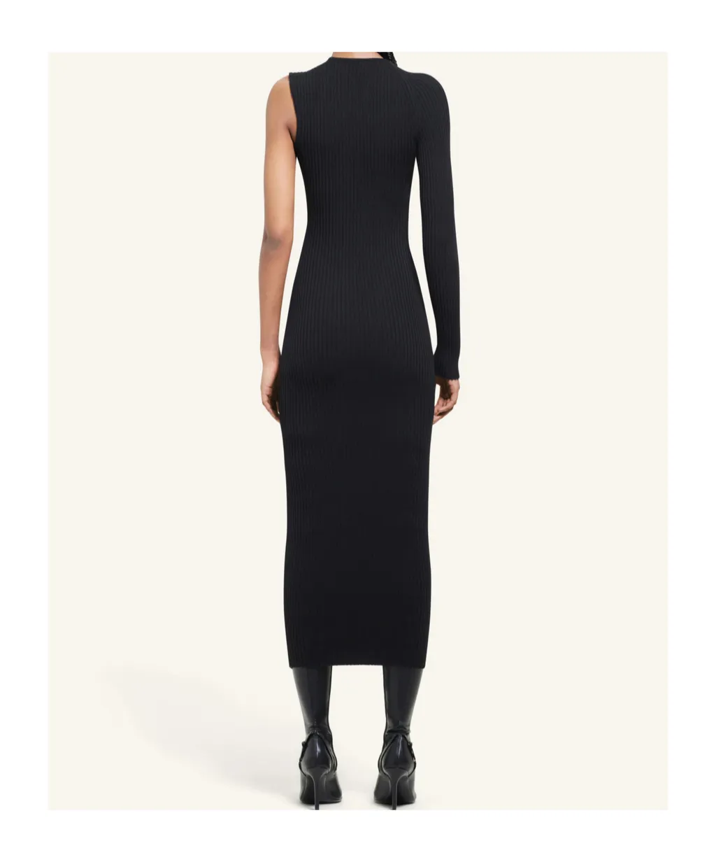 Ribbed-Knit Maxi Dress