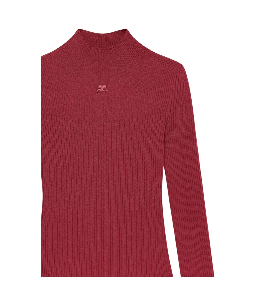 Long-Sleeve Ribbed Top