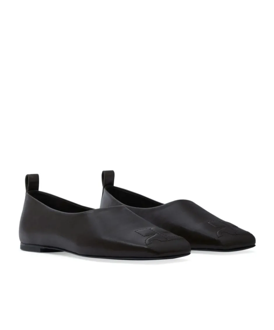 Minimal Square-Toe Loafers