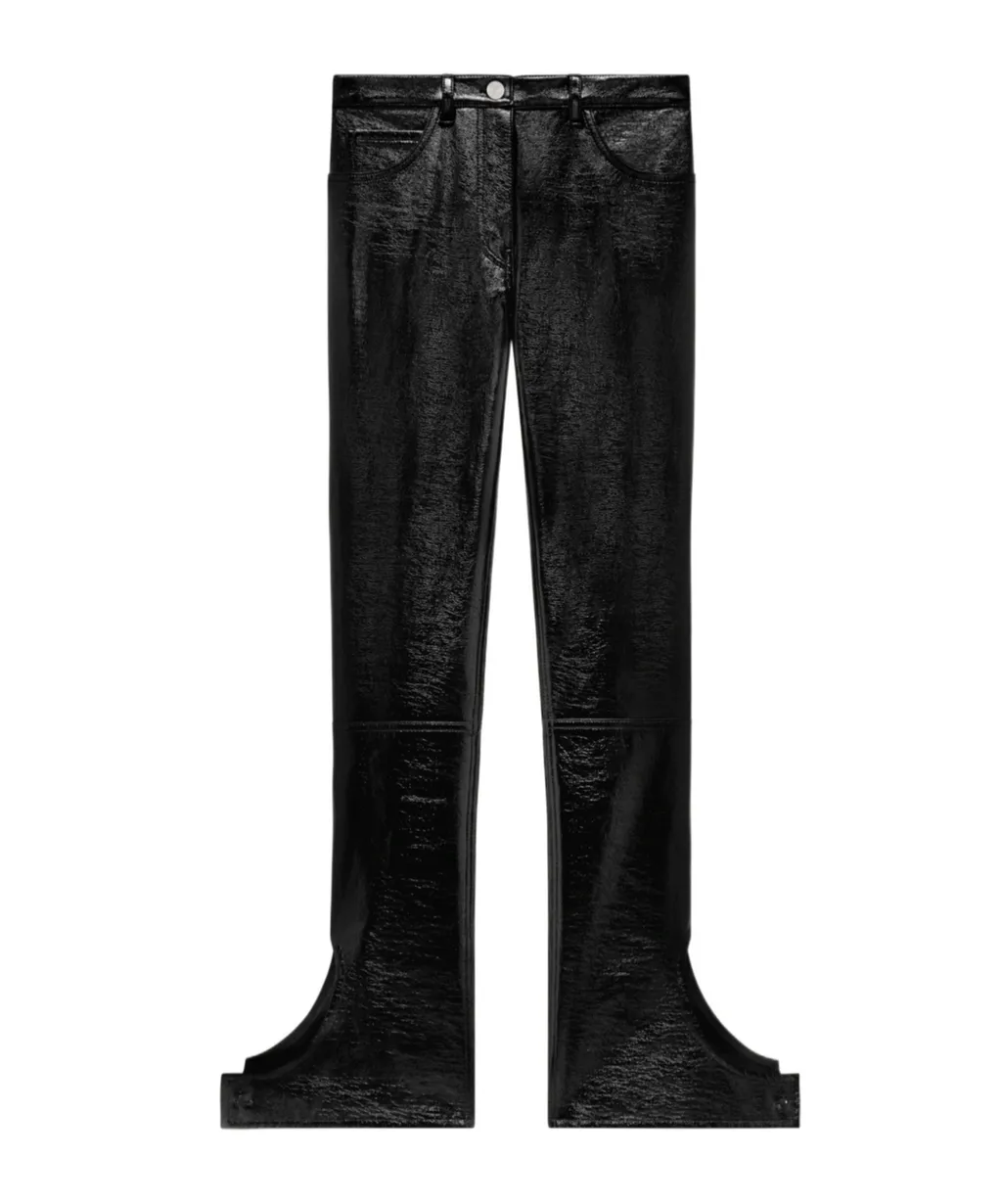 Cropped Vinyl Pant
