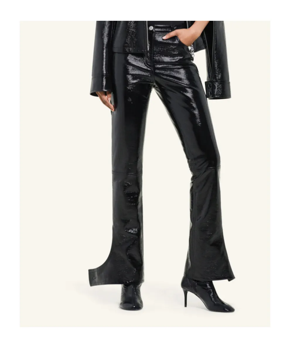 Cropped Vinyl Pant