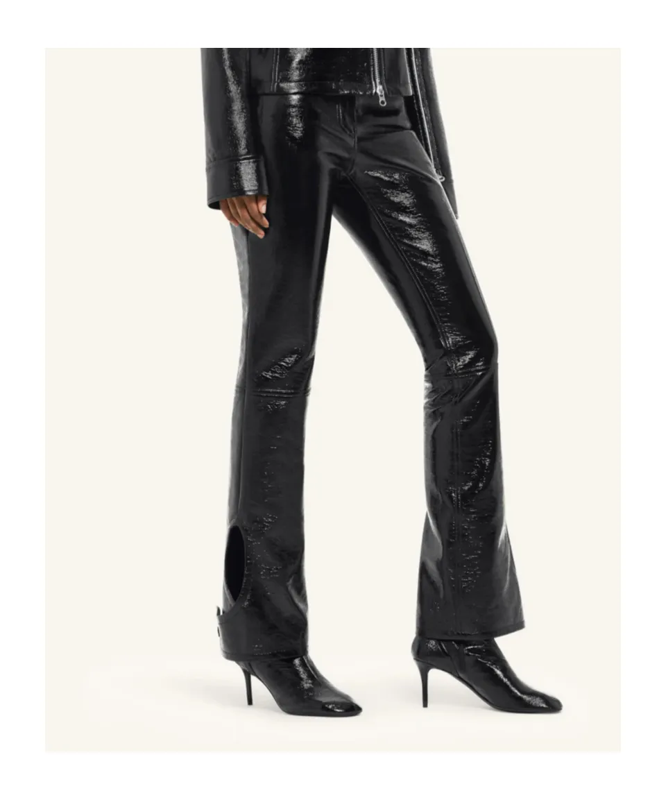 Cropped Vinyl Pant