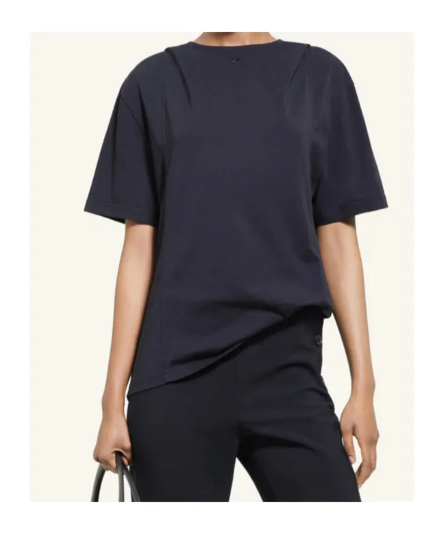 Logo Embroidered Hooded T-Shirt