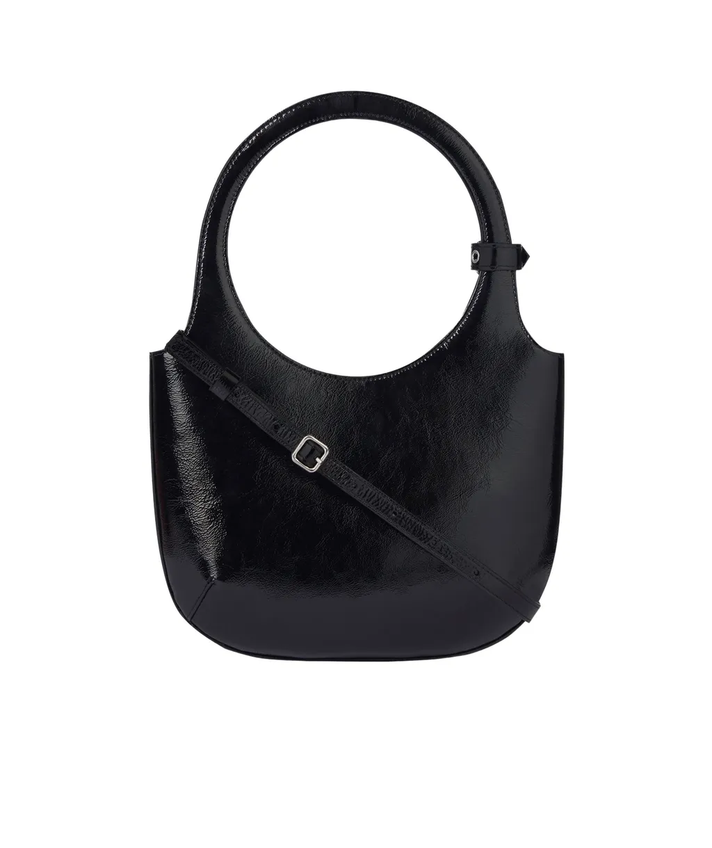 Logo Plaque Top Handle Bag