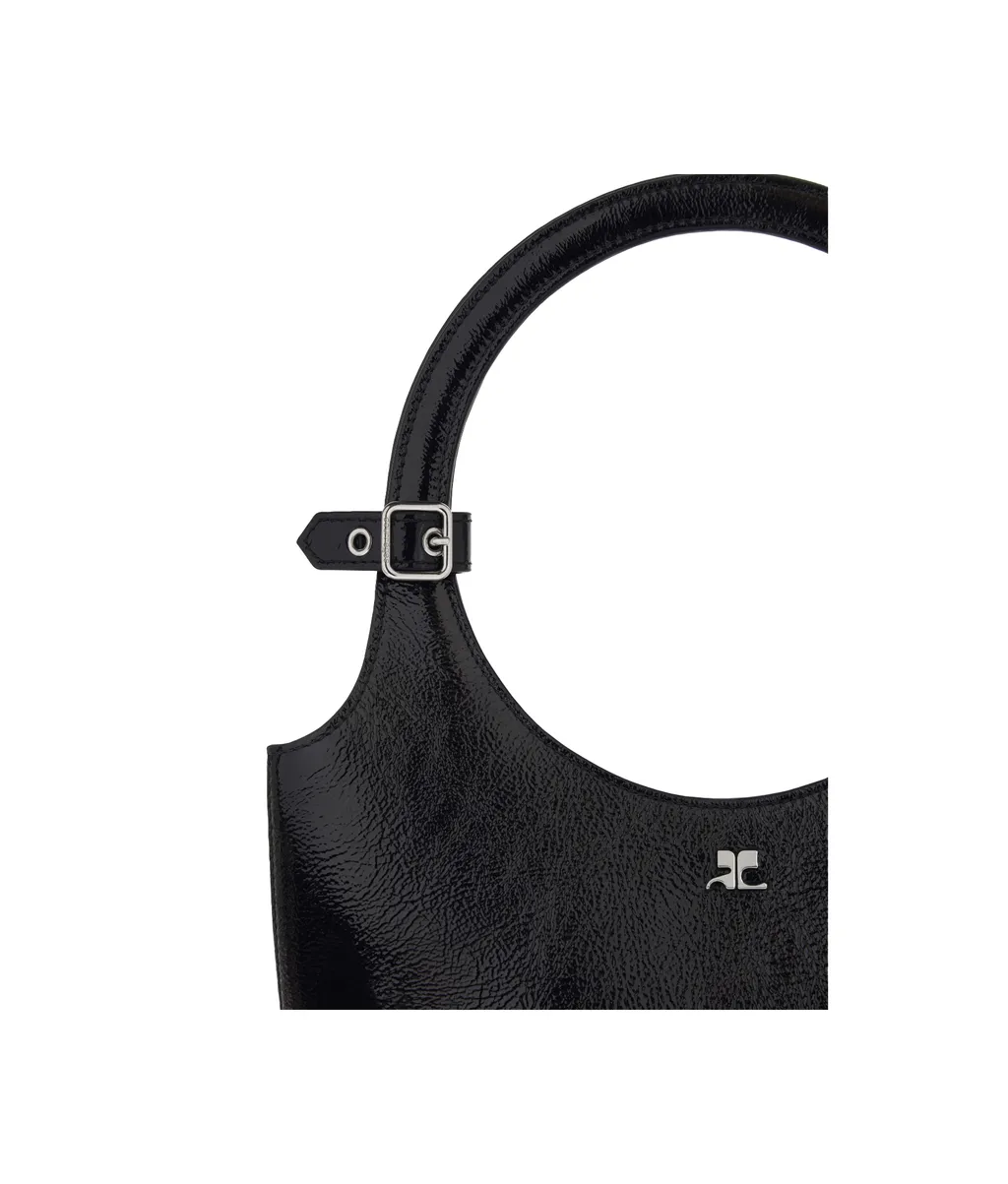 Logo Plaque Top Handle Bag