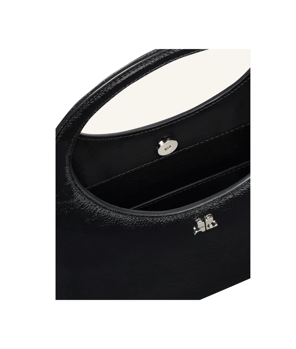 Logo Plaque Top Handle Bag