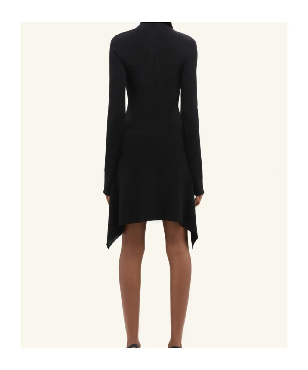 Cut-Out Draped Miniskirt