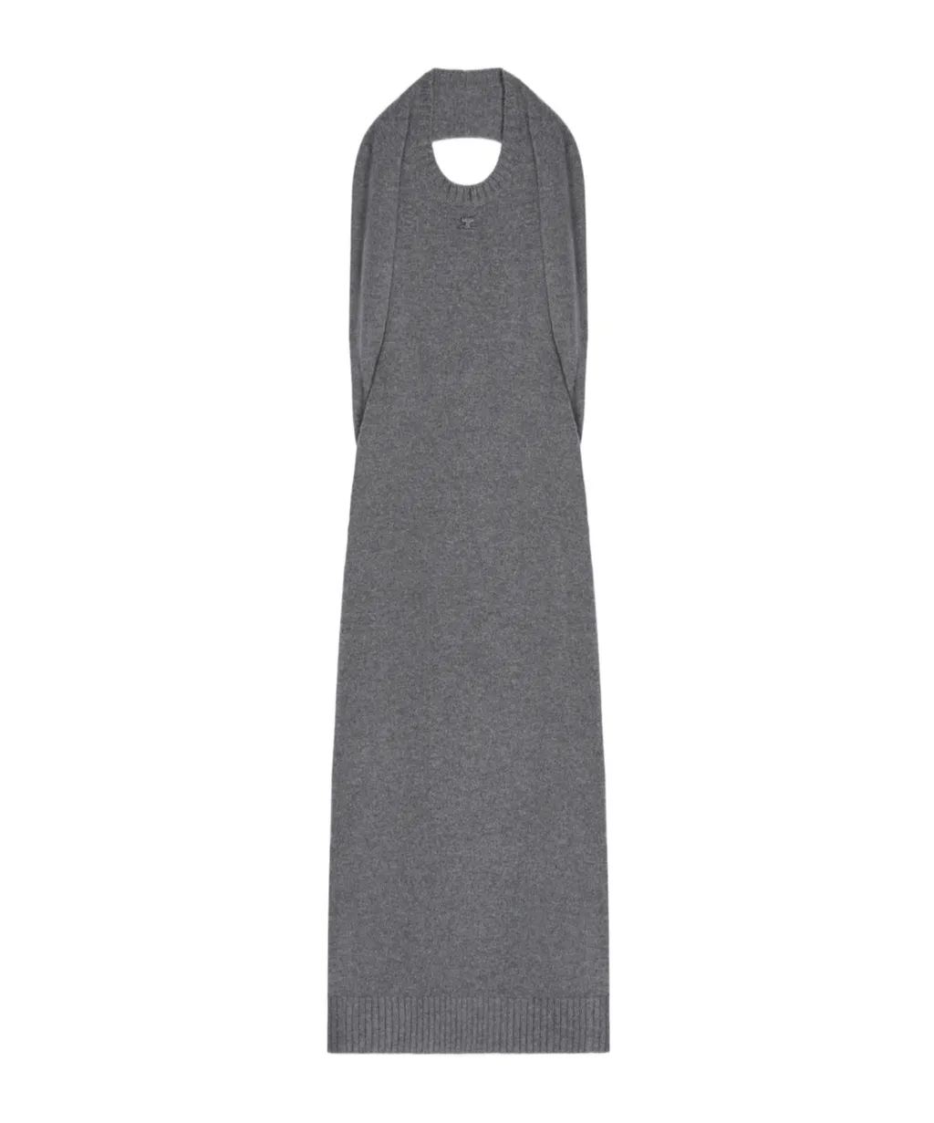Over The Shoulder Drape Dress