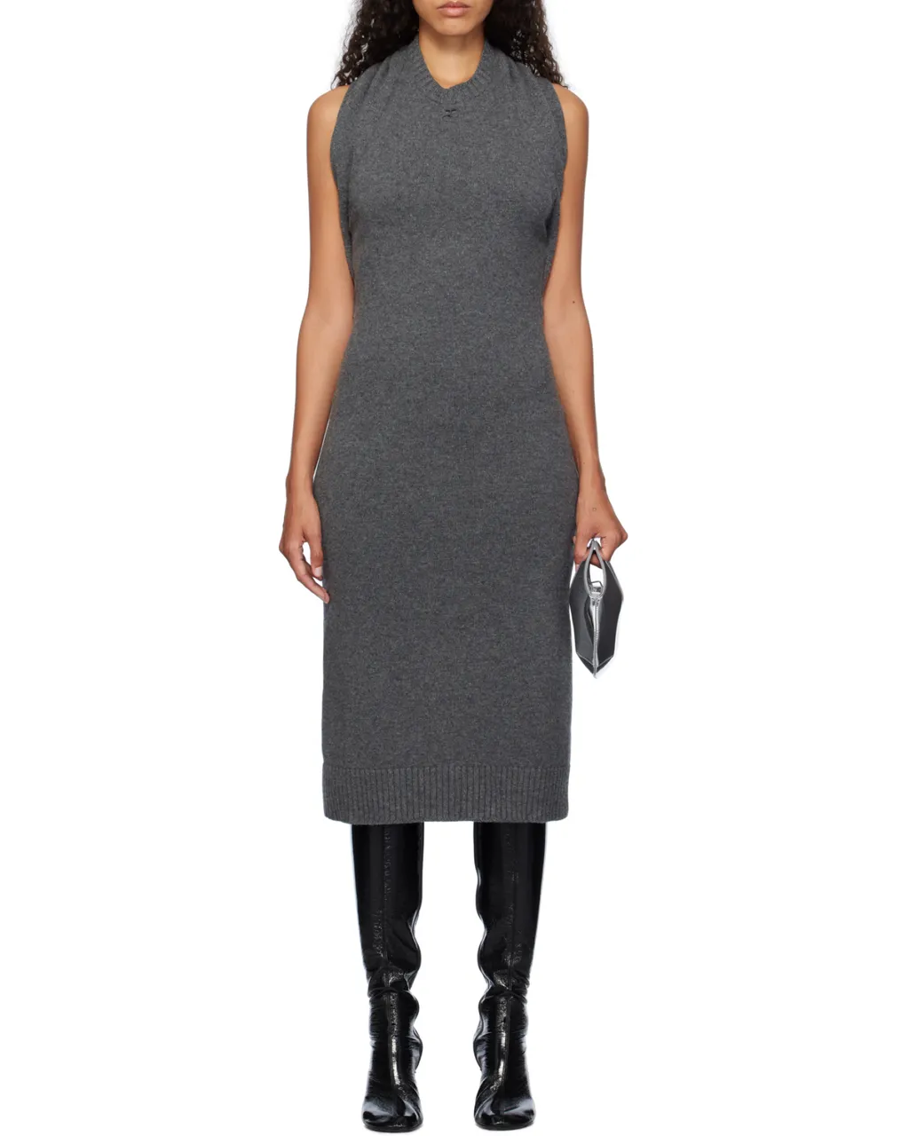 Over The Shoulder Drape Dress