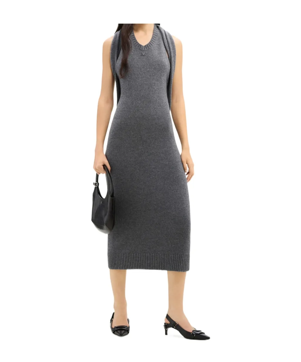 Over The Shoulder Drape Dress