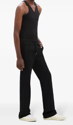 Logo Embroidered Drawstring Pants
