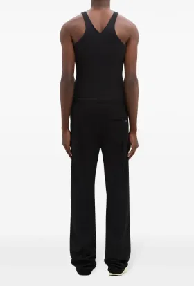 Logo Embroidered Drawstring Pants