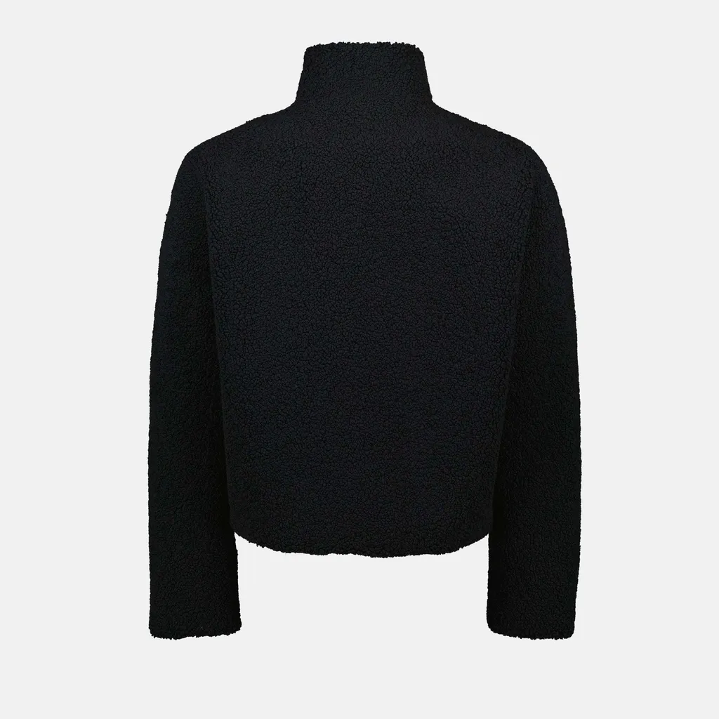 Logo-Patch Fleece Bomber Jacket