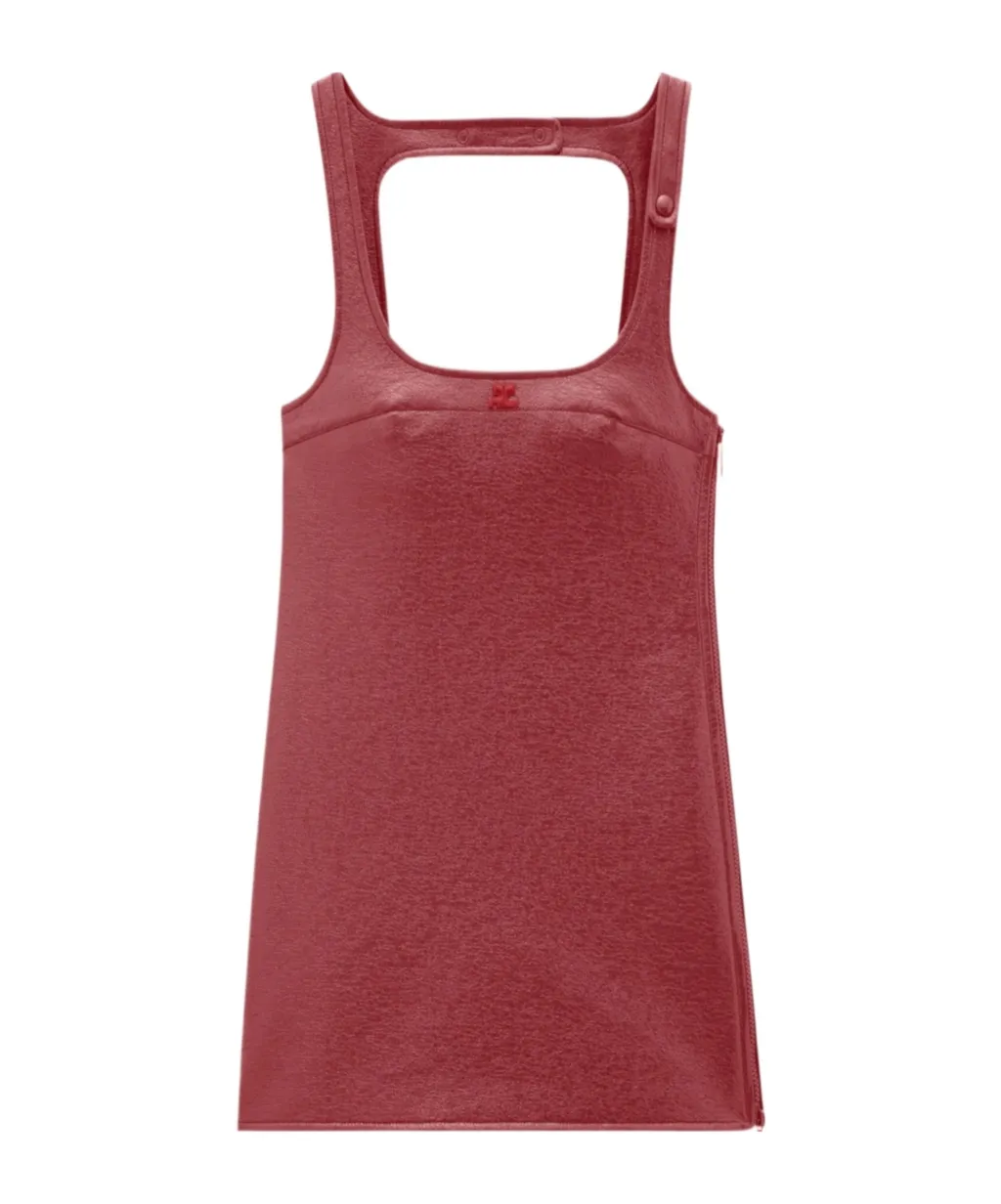Square Neck Shift Mini Dress