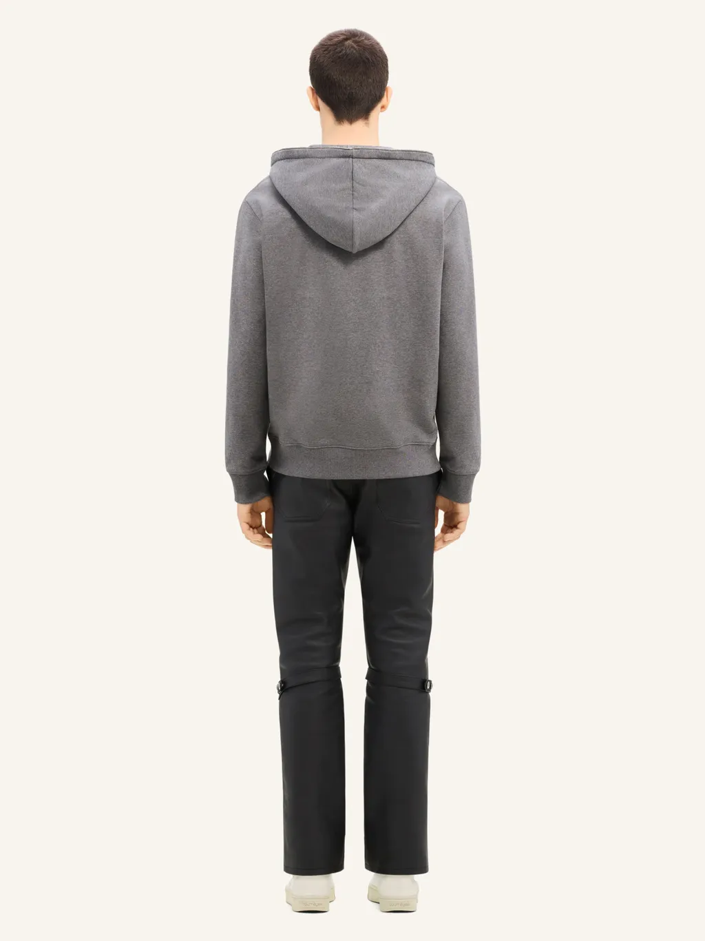 Zip Detailed Drawstring Hoodie