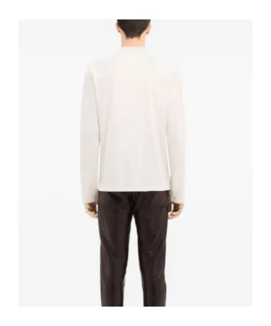 Logo Embroidered Long-Sleeve T-Shirt