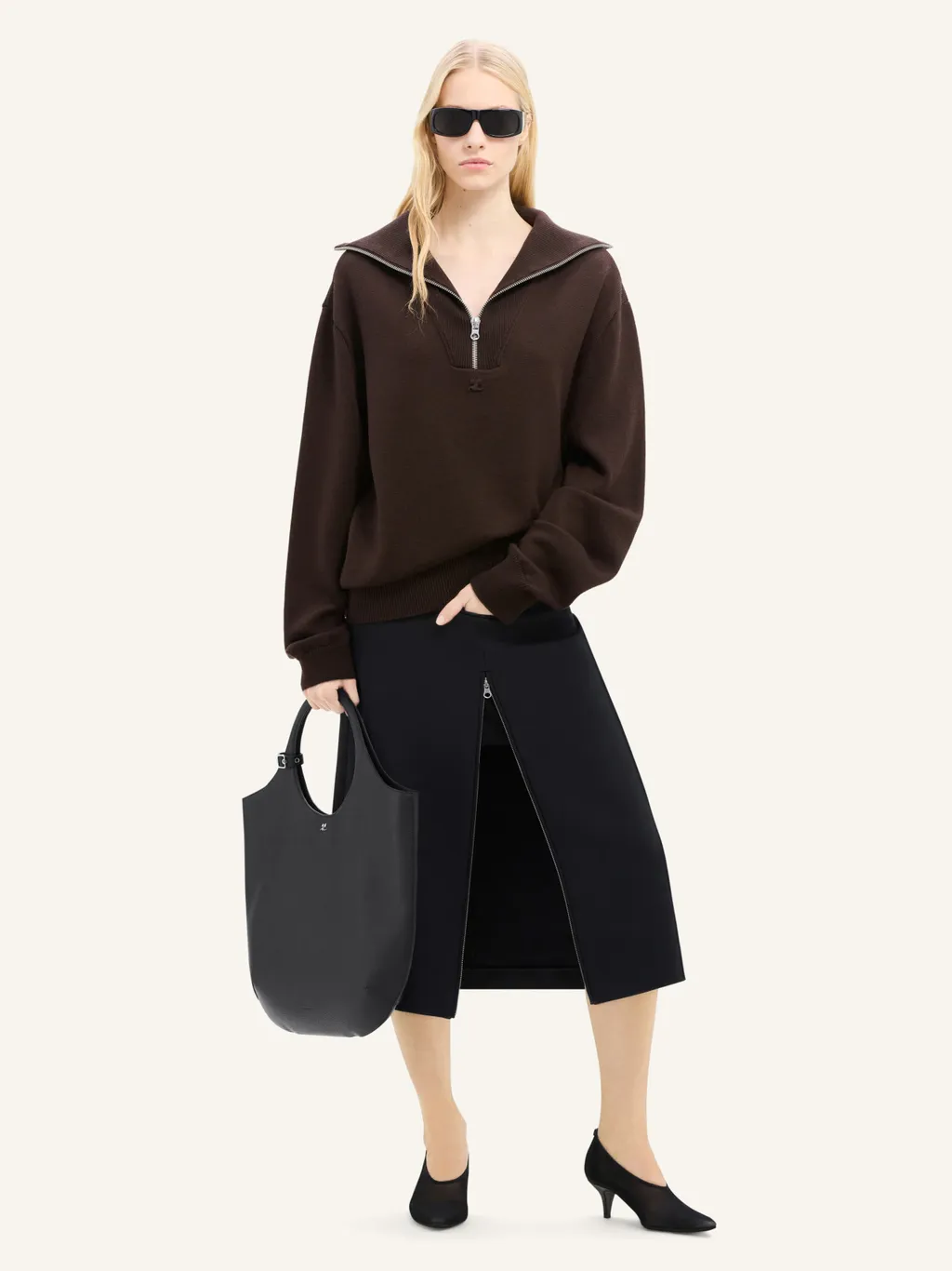 Logo-Embroidered Wool Sweater