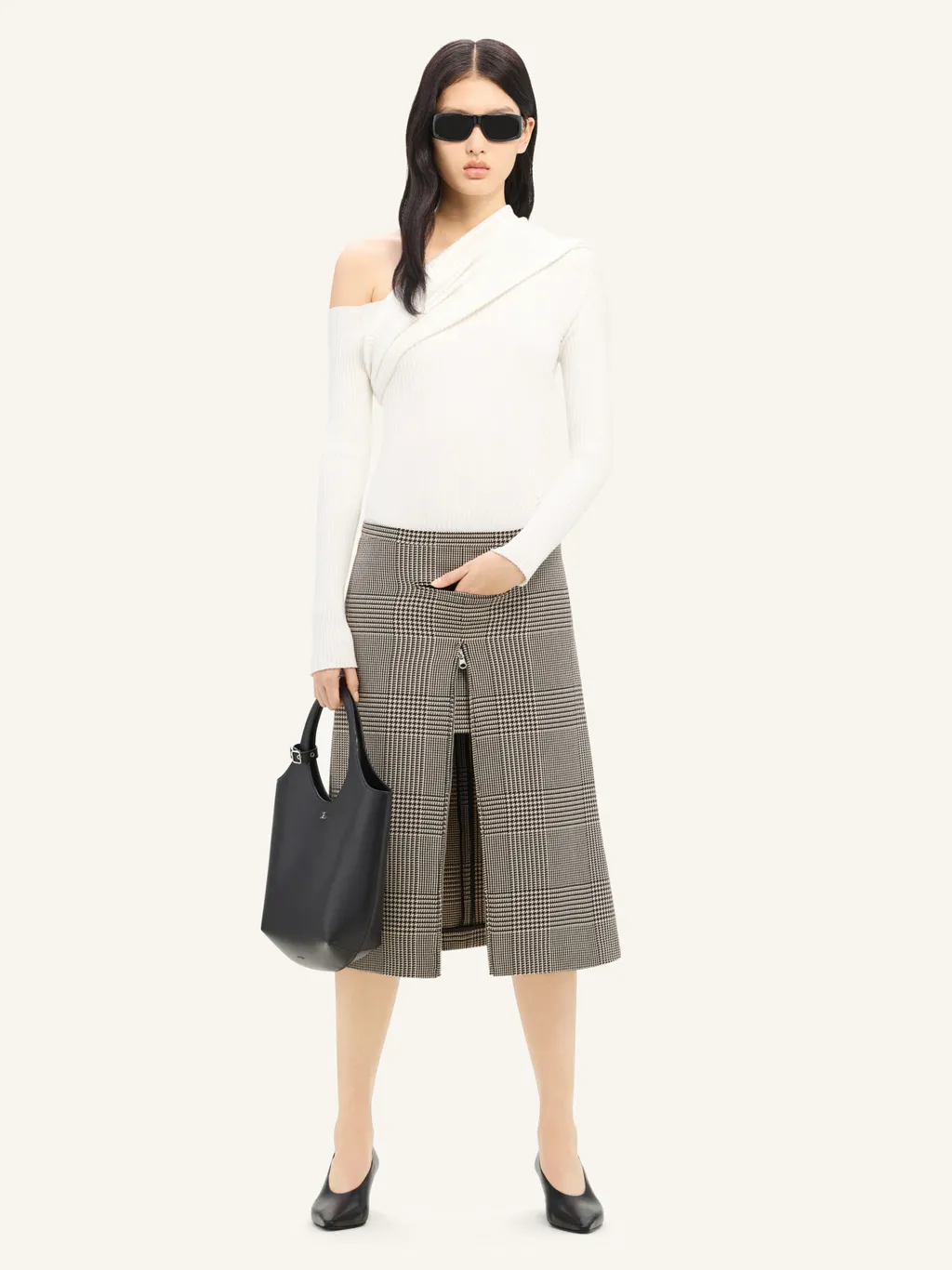 One-Shoulder Twist Top