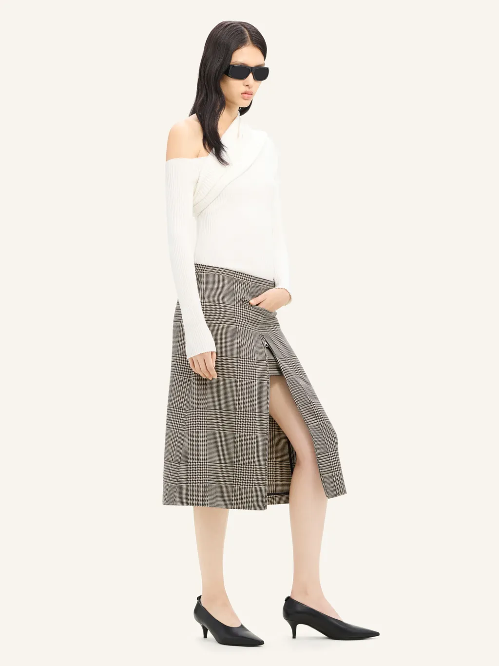 One-Shoulder Twist Top