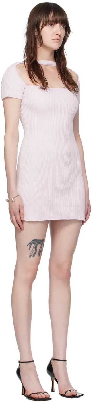 Hyperbole Ribbed Mini-Dress