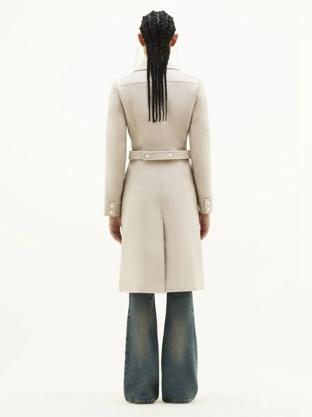Belted Midi Trench Coat
