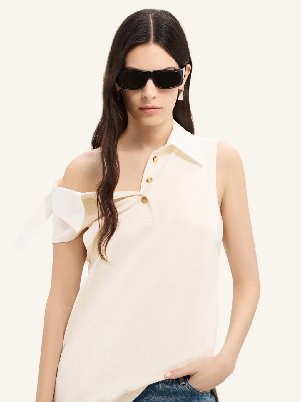 Sleeveless Polo Shirt