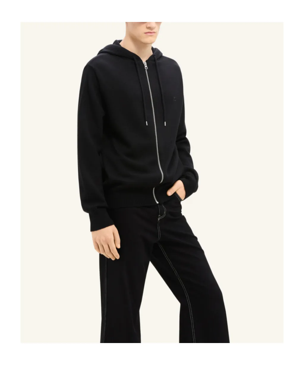 Logo Embroidered Zip-Up Jacket
