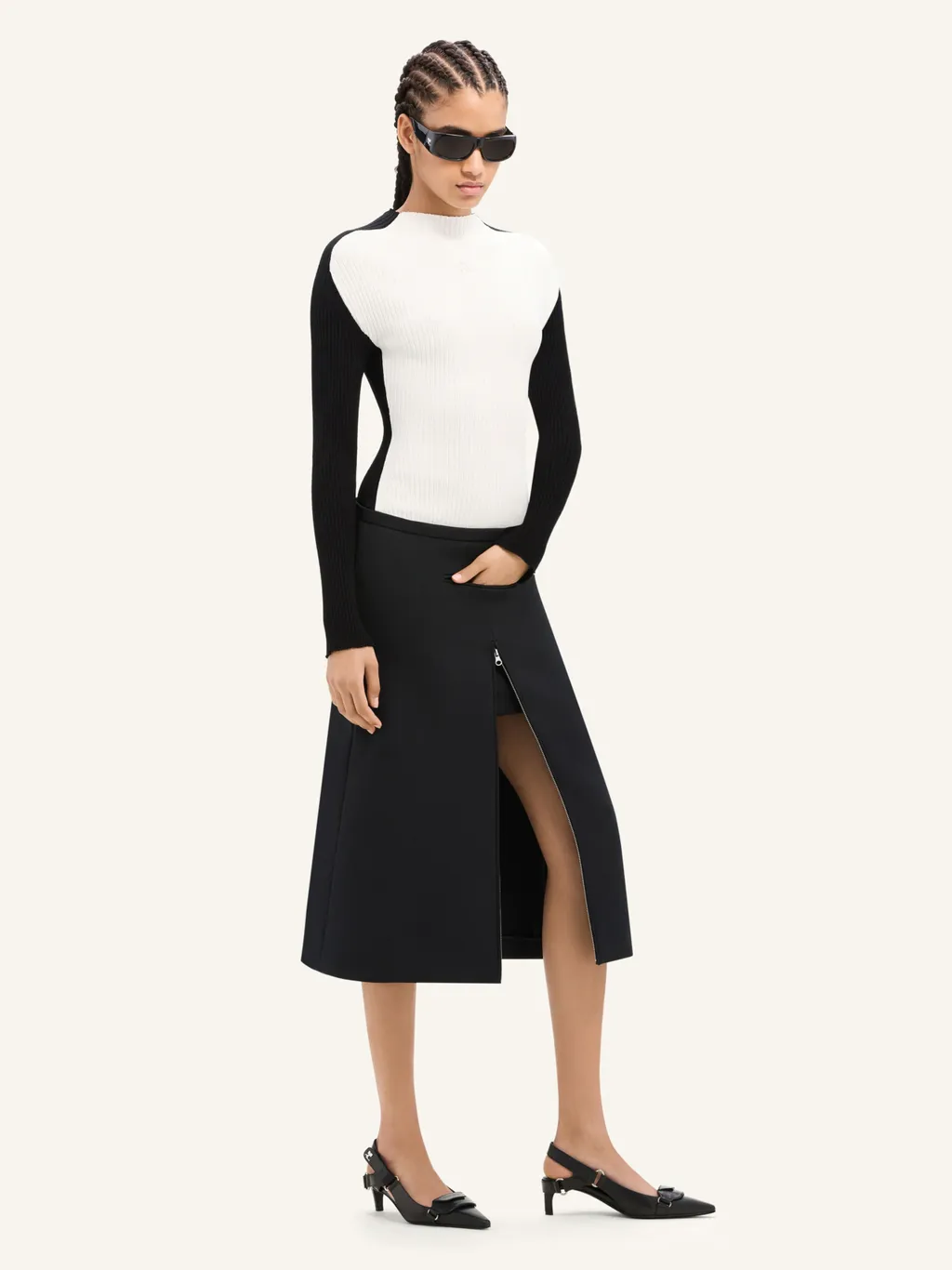 Zip Detailed Skirt