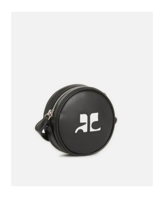 Logo Patch Zip-Up Mini Crossbody Bag