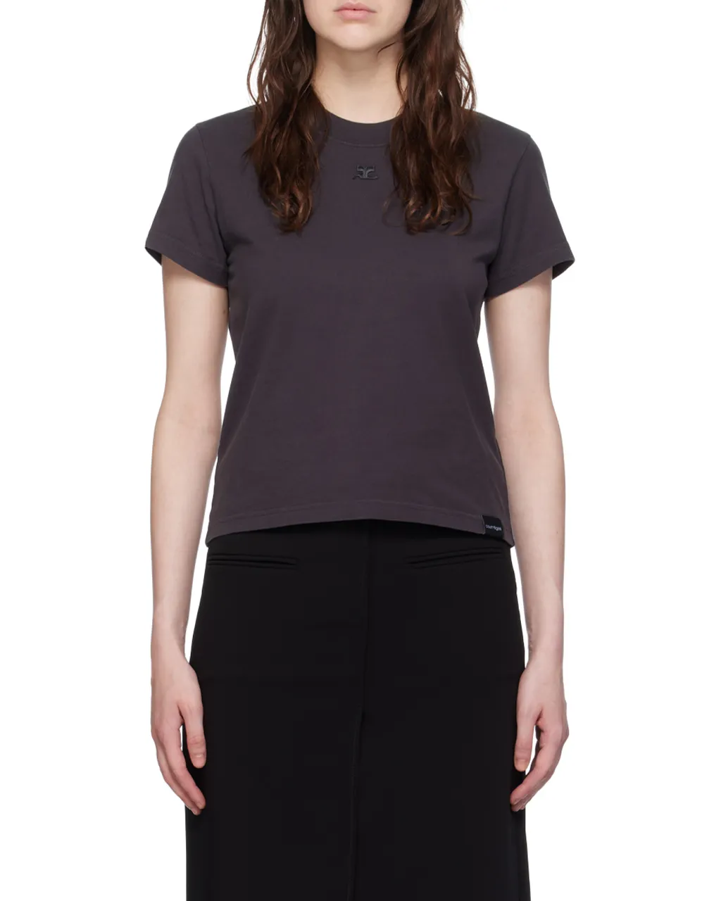 Logo Patch Crewneck T-Shirt