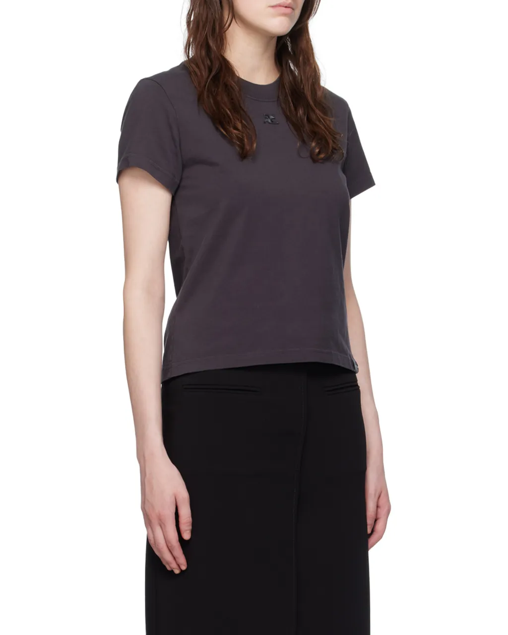 Logo Patch Crewneck T-Shirt
