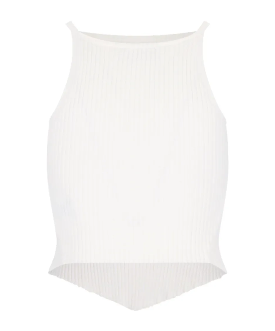 Sleeveless Knitted Top