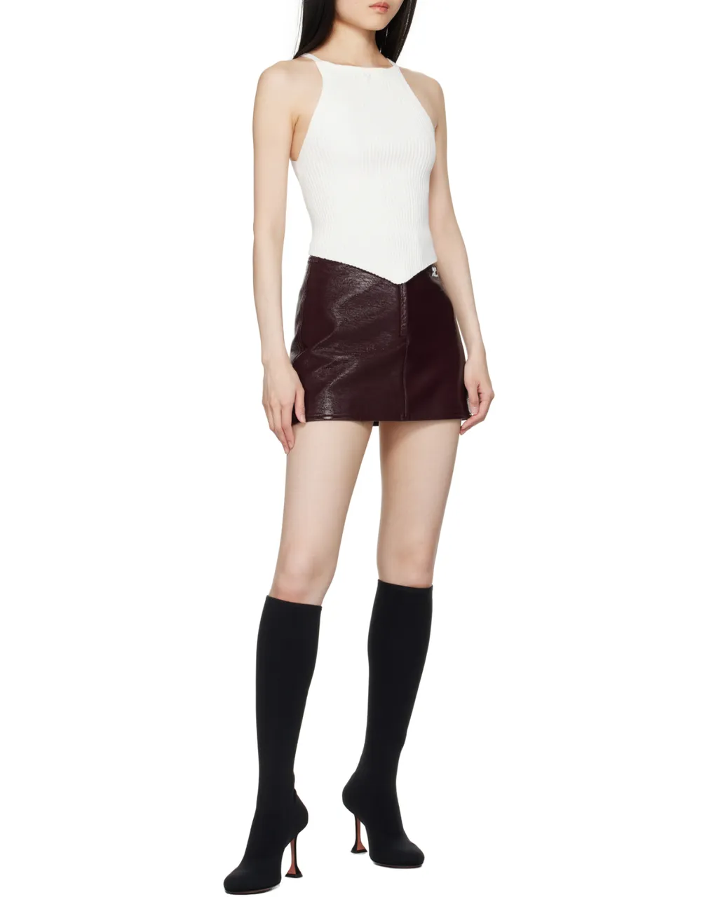 Sleeveless Knitted Top